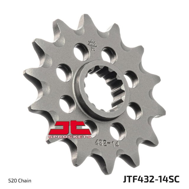 Front sprocket JT Suzuki RM 250 (89-12) 14 teeth anti-mud JTF432.14SC