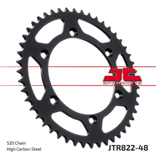 Rear sprocket JT steel Gasgas 250 EC-F (10-15) 48 teeth JTR822.48