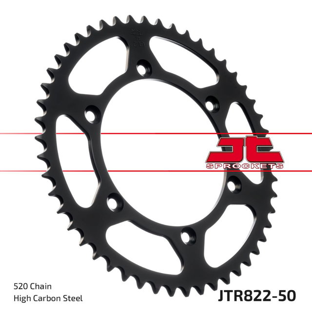 Rear sprocket JT steel Gasgas 250 EC-F (10-15) 50 teeth JTR822.50