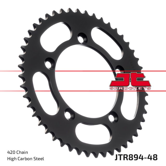 Rear sprocket JT steel KTM 65 SX (03-24) 48 teeth pitch 420 JTR894.48