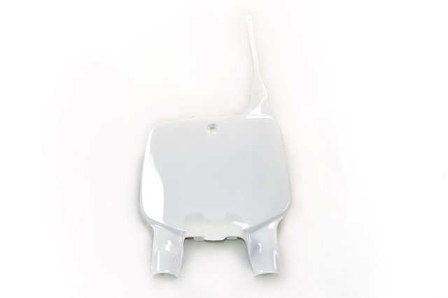 Number plate front Kawasaki KX 125 (96-02) white* KA03701-047