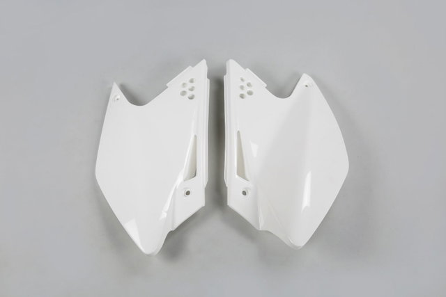 Side number plates Kawasaki KX 250 F (06-08) white* KA03768-047