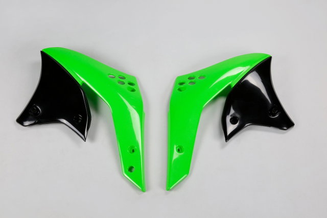 Radiator Shrouds Kawasaki KX 250 F (07) green and black* KA03783-026