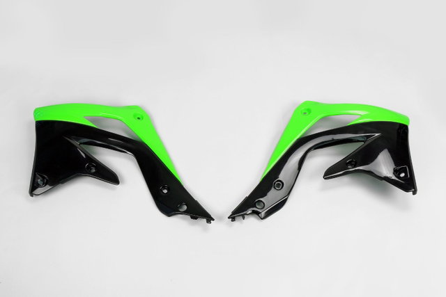 Radiator Shrouds Kawasaki KX 450 F (12-15) black and green* KA04719-999