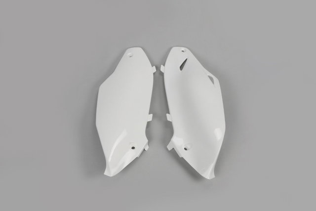 Side number plates Kawasaki KX 250 F (13-16) white* KA04720-047