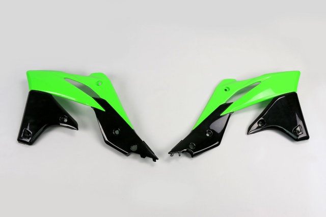 Radiator Shrouds Kawasaki KX 250 F (13-16) green and black* KA04725-999