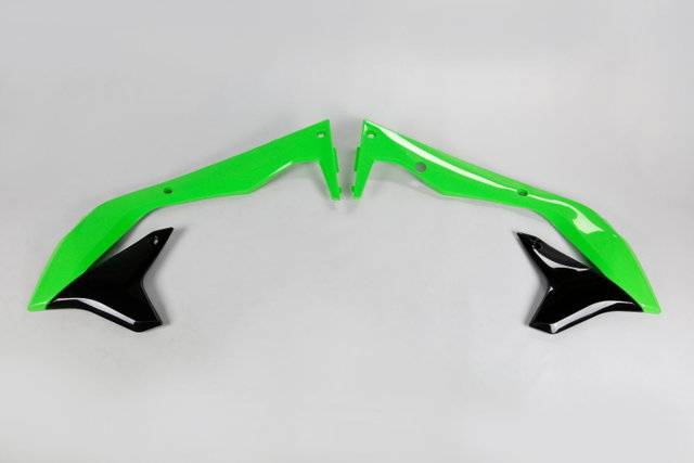Radiator Shrouds Kawasaki KX 450 F (16-18) green and black* KA04736-999