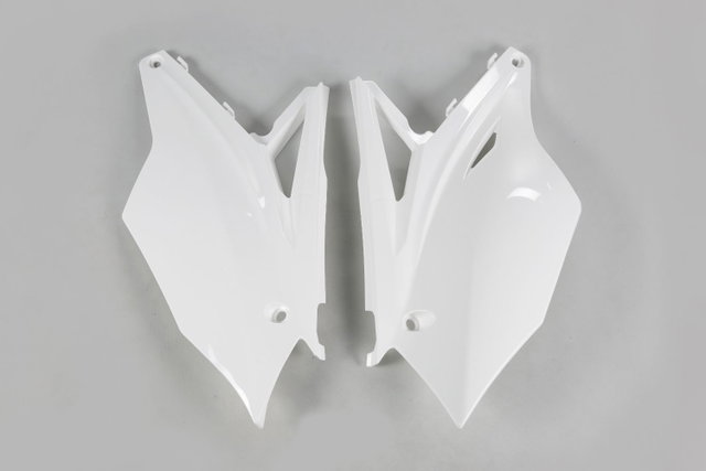 Side number plates Kawasaki KX 450 F (16-18) white* KA04737-047
