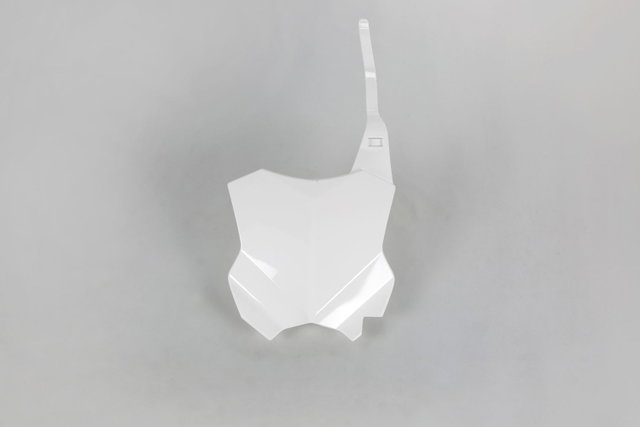Number plate front Kawasaki KX 450 F (16-26) white* KA04738K-047
