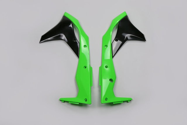 Radiator Shrouds Kawasaki KX 250 F (17-20) green and black* KA04747-999