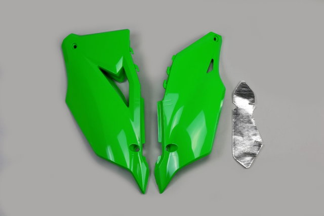 Side number plates Kawasaki KX 250 F (21-24) green* KA04752-026