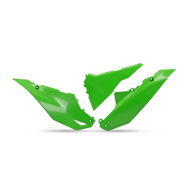 Side number plates Kawasaki KX 250 F (25-26) green* KA04762-026