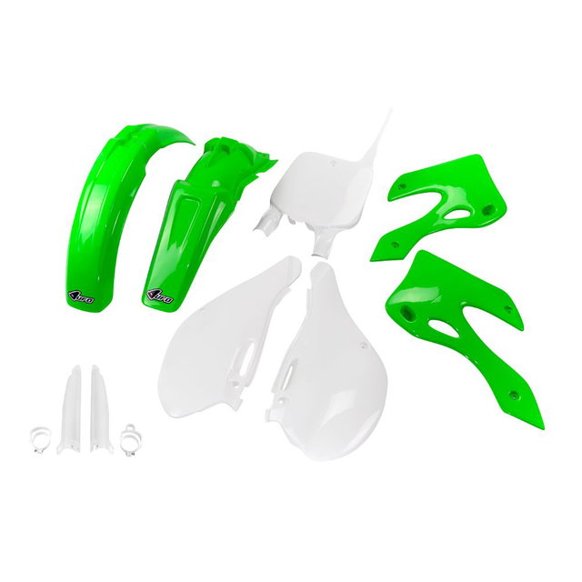 Plastics kit Kawasaki KX 250 (99-02) - colour OEM KAKIT200F-999