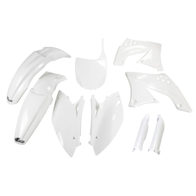 Plastics kit Kawasaki KX 450 F (09-11) - colour white KAKIT213F-047