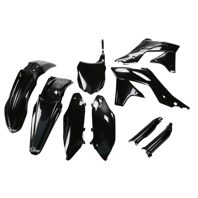 Plastics kit Kawasaki KX 250 F (13-16) - colour black KAKIT219F-001