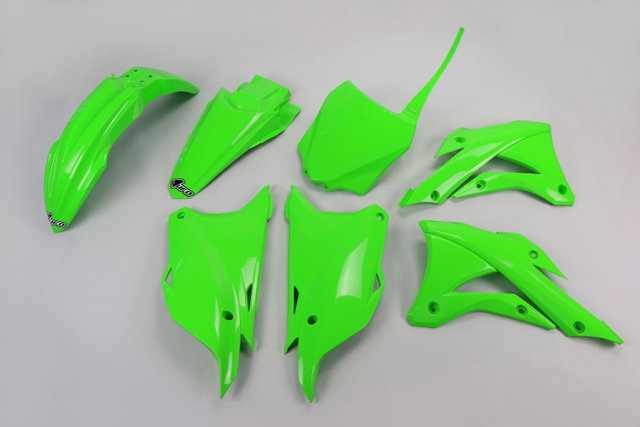 Plastics kit Kawasaki KX 85 (14-21) - colour green* KAKIT222-026