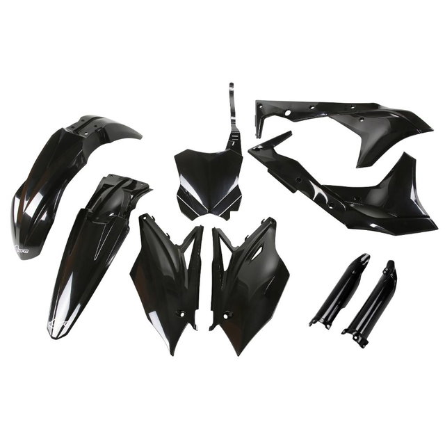 Plastics kit Kawasaki KX 250 F (17) - colour black KAKIT224F-001