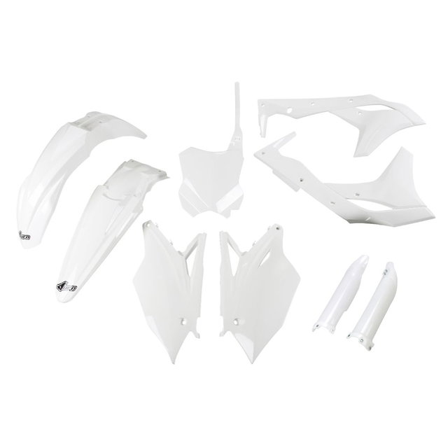 Plastics kit Kawasaki KX 250 F (17) - colour white KAKIT224F-047