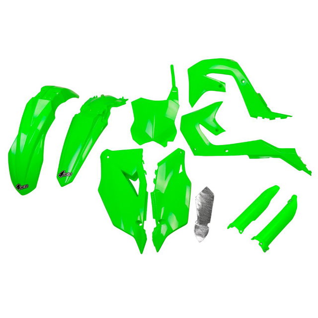 Plastics kit Kawasaki KX 450 F (19-23) - colour neon green KAKIT227F-AFLU