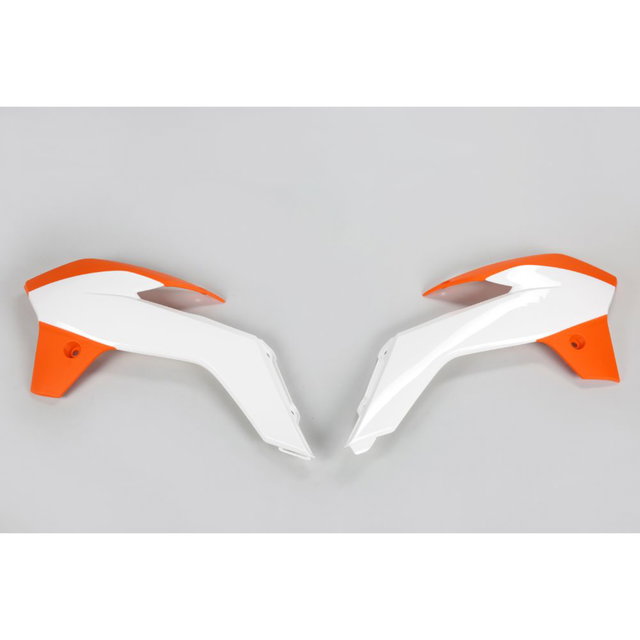 Radiator Shrouds KTM 85 SX (13-17) white and orange* KT04042-999W