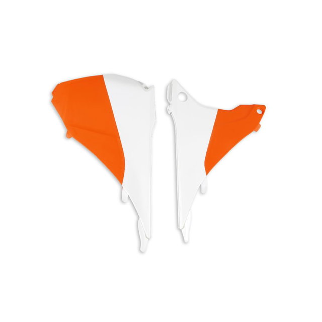 Airbox cover KTM 250 EXC-F (14-16) white e orange* KT04054-999W
