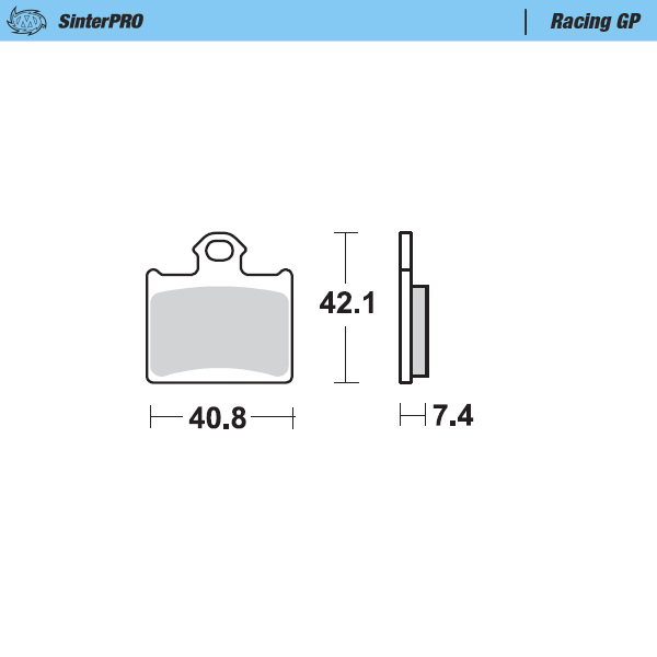 Brake pads Moto Master KTM 85 SX (11-20) rear GP MM-096712