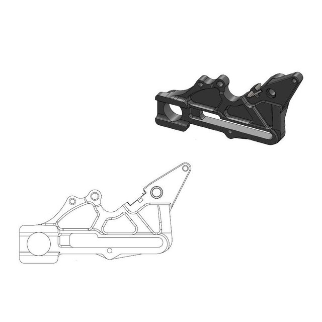 Spacer Husqvarna 450 FC (18) rear 240 mm - Moto Master MM-211103