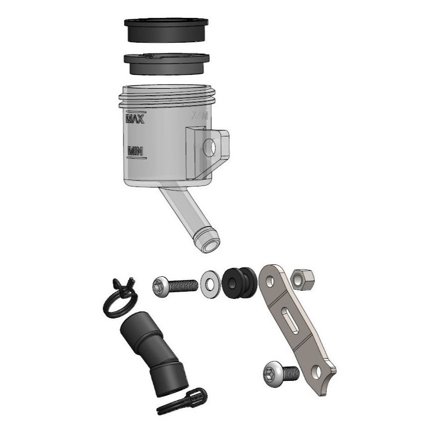 Reservoir Kit for Radial Brake Master Cylinder Moto Master RMC-R Reservoir Kit for Radial Brake Master Cylinder Moto Master RMC-R