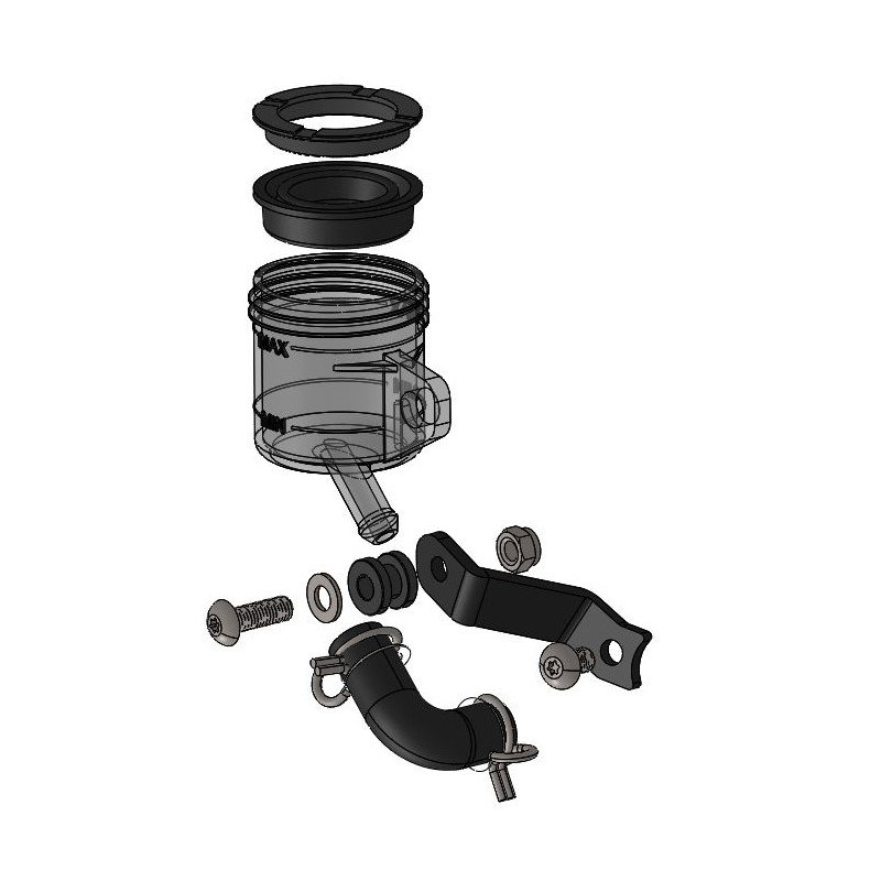 Reservoir Kit for Radial Brake Master Cylinder Moto Master RMC Reservoir Kit for Radial Brake Master Cylinder Moto Master RMC