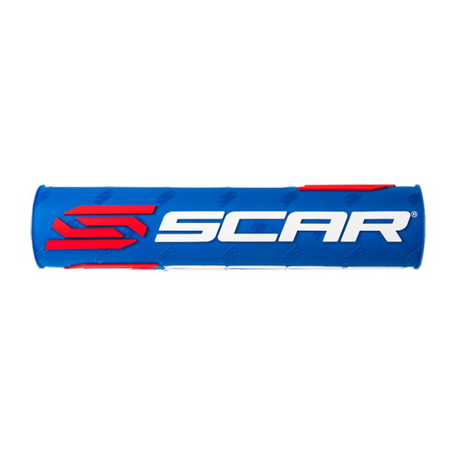 Handlebar pad Scar blue and white - Handlebar with crossbar MSXBL