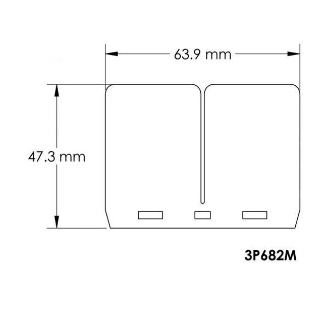 Reed valve Suzuki RM 250 (03-12) - V-Force 3 (reed petals only) MT3P682M
