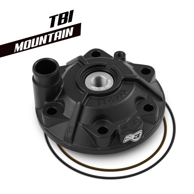 Cylinder head S3 Gasgas 300 EC (24-27) - Mountain black MTN-163-300-B