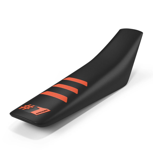 Universal seat cover Onegripper - Light Rib black and orange OSC03-BLOE