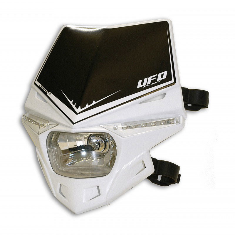 Headlight Mask Universal UFO Stealth white Headlight Mask Universal UFO Stealth white