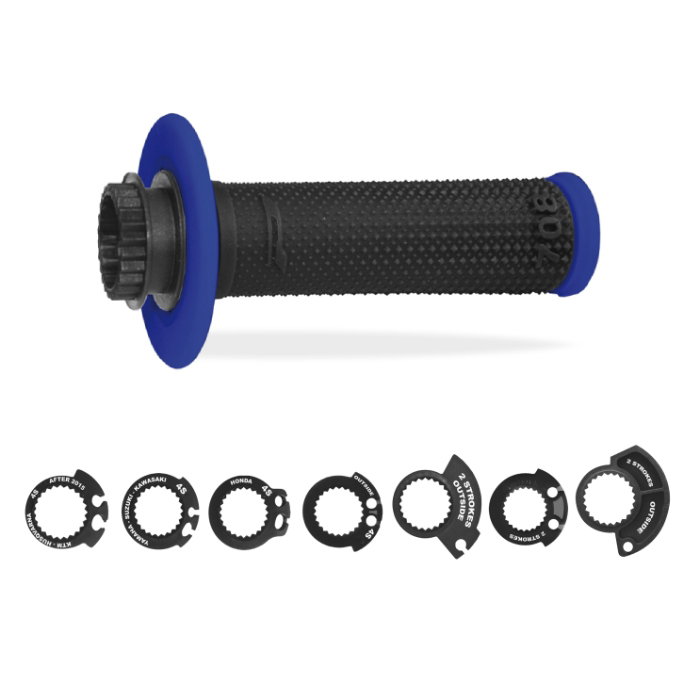 Pair of Grips Lock-On Pro Grip 708 - blue black Pair of Grips Lock-On Pro Grip 708 - blue black