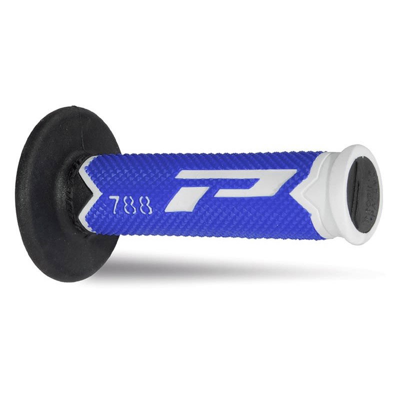 Pair of Grips off-road Pro Grip 788 - white blue black Pair of Grips off-road Pro Grip 788 - white blue black