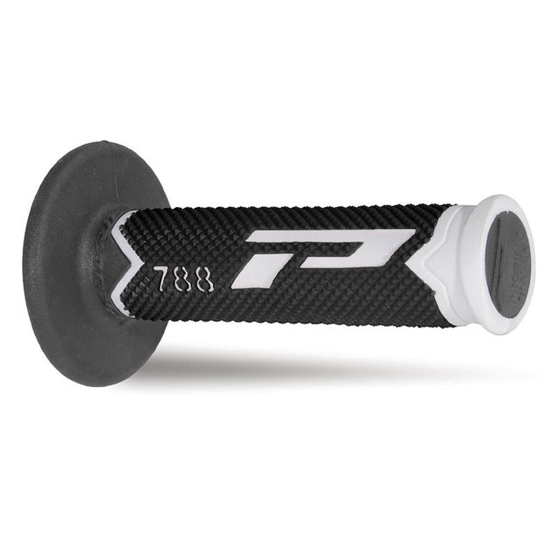 Pair of Grips off-road Pro Grip 788 - white black titanio Pair of Grips off-road Pro Grip 788 - white black titanio