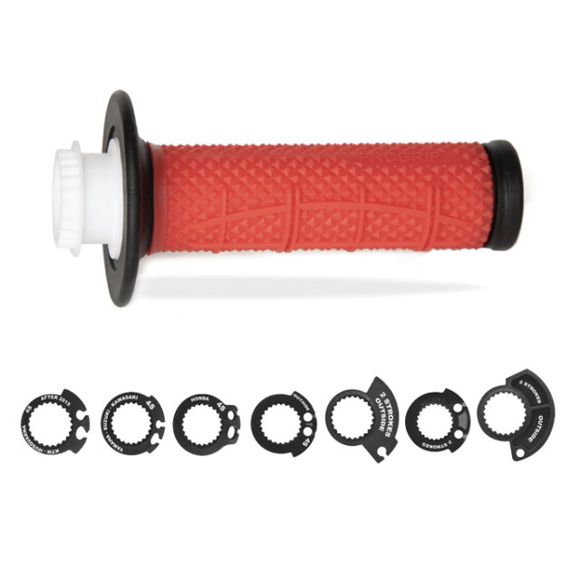Pair of Grips Lock-On Pro Grip 809 - black red PG-809-125