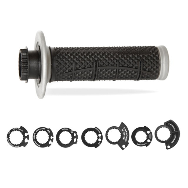 Pair of Grips Lock-On Pro Grip 809 - grey black PG-809-187