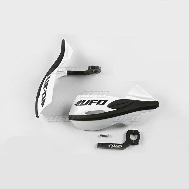Pair of handguards UFO PATROL universal white PM01642-041