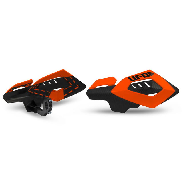 Pair of handguards UFO ARCHES universal neon orange PM01658-FFLU