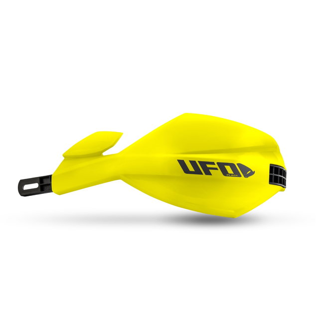 Pair of full-wrap handguards UFO MUGAN for 28.6 mm handlebars yellow PM01673-102