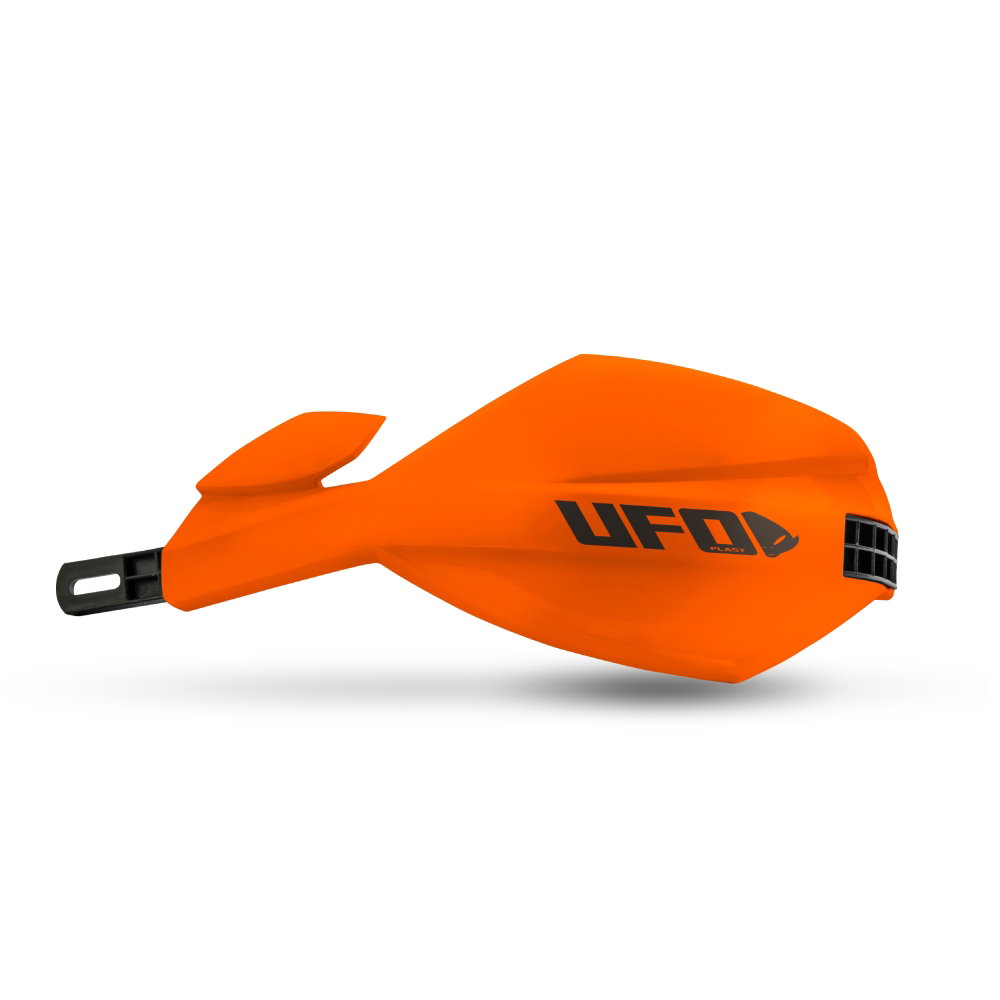 Pair of full-wrap handguards UFO MUGAN for 28.6 mm handlebars orange Pair of full-wrap handguards UFO MUGAN for 28.6 mm handlebars orange