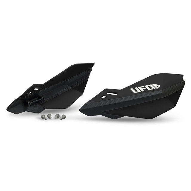 Pair of handguards UFO TRAXION for lever mounts black PM01676-001