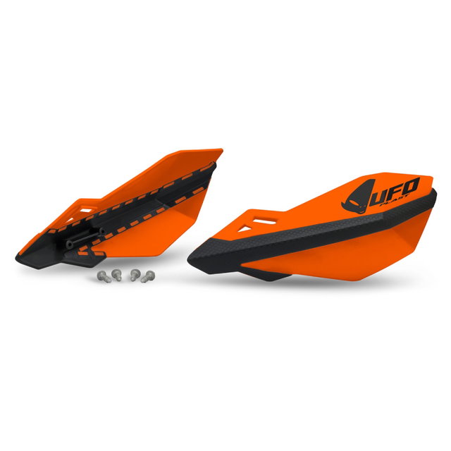 Pair of handguards UFO TRAXION for lever mounts orange PM01676-127