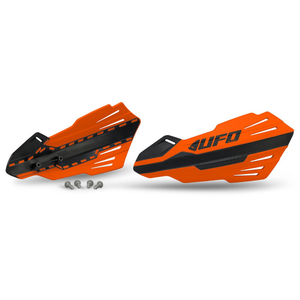 Pair of handguards UFO MERCURY for lever mounts orange Pair of handguards UFO MERCURY for lever mounts orange