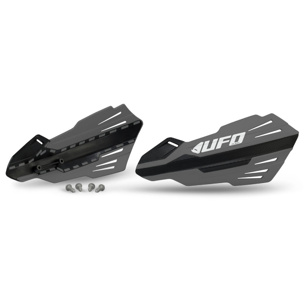 Pair of handguards UFO MERCURY for lever mounts grey Pair of handguards UFO MERCURY for lever mounts grey