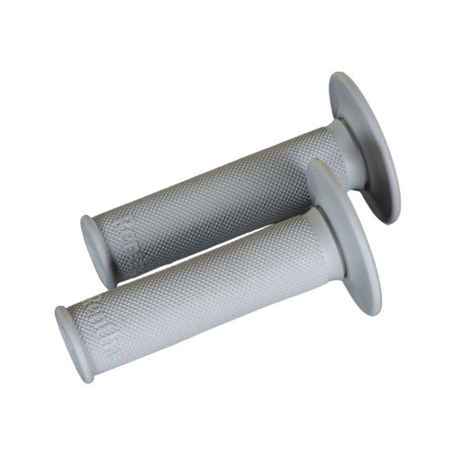 Pair of Grips off-road Renthal Original Full Diamond Soft - grey chiaro R-G089