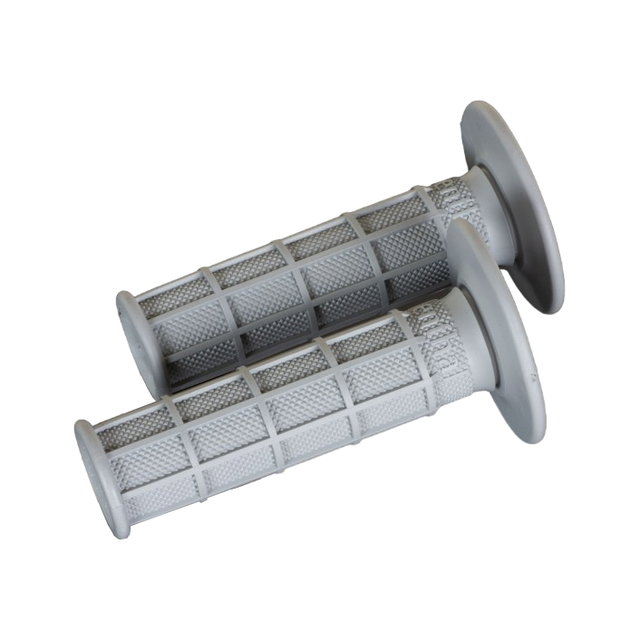 Pair of Grips off-road Renthal Original Full Waffle Soft - grey chiaro R-G092