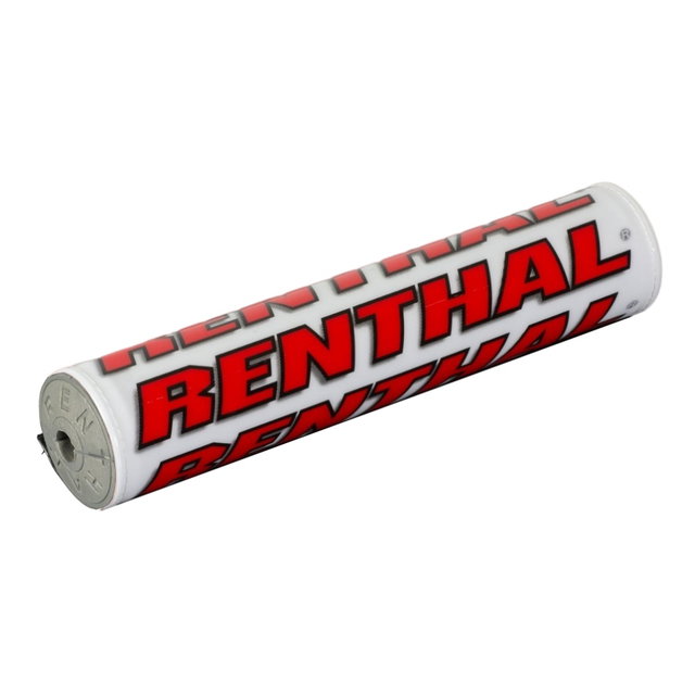 Handlebar pad Renthal white and red - Handlebar with crossbar R-P263
